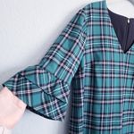 Draper James Drapers James Green Tartan Plaid Dress Photo 3