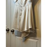 Lulus Always Celebrating Off Shoulder Satin Midi Dress Cocktail Evening NWT Med White Photo 8