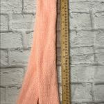 Peach Sparkle Knit Skinny Scarf New Photo 3