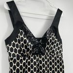 INC Tank Blouse Babydoll Bling Y2K Black Fairy Goth Career Business Casual 10 Photo 7