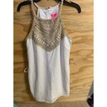 Lilly Pulitzer Women's  Dress Romper Medium Silk Pearl Shift Resortwear Photo 1