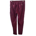 FIGS  Eco Yola Elastic Waistband Skinny Scrub Pants Burgundy Size XX-Small NWT Photo 3