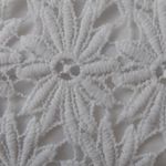 Handmade  Vintage White Floral Lace Shirt XS Cottagecore Fairycore Tomatogirl Photo 7