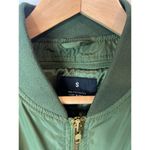 MONAT Woman’s Bomber Jacket Green Small Photo 3