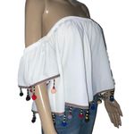 Hot & Delicious Off Shoulder Pom Pom Blouse Photo 5