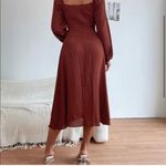 SheIn Rusty Orange Dress Photo 4