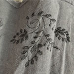 ANM grey cropped short sleeved shirt Gray Size M Photo 2