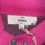 Entro Hot Pink Sweater with Animal Print Cowboy Hat Design NWT Cozy Western Wear Photo 3
