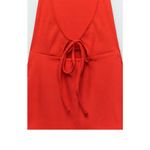 ZARA Red Short Halter Jumpsuit Photo 3