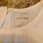 Line and Dot  Shorts Romper Cotton and Rayon button back Size L Large Tapestry Photo 4