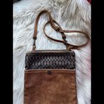 Myra Bag Leather Crossbody Purse Brown Photo 1