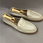 Sperry  women’s silver Loafers size 9.5 NWOT classic chic business casual Photo 1
