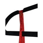 Saylor Red Orange Jacquard Jumpsuit Spaghetti Strap Wide Leg XS Formal Wedding Photo 10