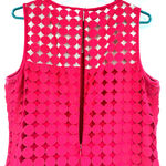 Ralph Lauren Lauren  size 12 sleeveless red dress overlay lined hidden rear‎ zip Photo 2