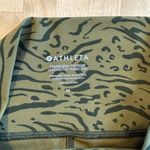 Athleta  Mid-Rise Transcend 7/8 Tight Legging Capri in Green Animal Print, M Photo 6