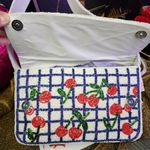 Viral Made In India Cherry Beaded Bag Blue Photo 5