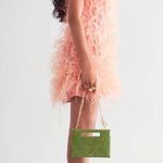 Cult Gaia Shannon Feather-Embellished Mini Dress Azalea/Coral, Size S New w/Tag Photo 15