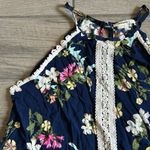 January 7  floral and crochet trim tank top Photo 1