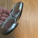 H&M  Silver Ballet Flat with bow size US 7 EU 38 Photo 3