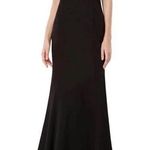 David's Bridal Black Formal Off The Shoulder Formal Maxi Dress Gown Size Medium Photo 0