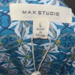 Max Studio Maxi studio floral Blue Sleeveless Top Photo 2