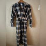 Joie  Gray Plaid Button Down Shirt Dress SMALL
Flannel Cotton Western Orig. $300 Photo 4