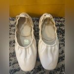 Fendi  Filo Leather Ballerina Flat Shell Size 37 Photo 3