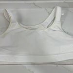 Nike  Dri-Fit Sports Bra‎ Women Large Pullover White Wireless Adjustable Straps Photo 0
