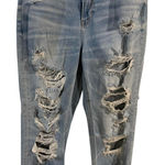 American Eagle Distressed blue  mom jeans Photo 0