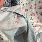 Kimono with floral print Blue Size XXL Photo 8