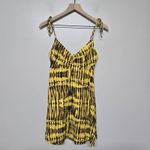 Alice + Olivia Raquel Minidress Sun Drenched Sunbeam Sz 6 Vacation Beach Resort Photo 2