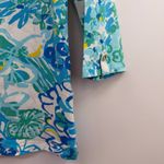 Lilly Pulitzer Juline Top Resort White in a Pinch size XS Boatneck 3/4 Slv Tee Photo 2