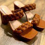 Sincerely Jules New!  Braided Heeled Sandals Photo 0