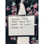 Gaiam  Black Floral Leggings Women's Size L — Yoga / Activewear Photo 2