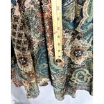 Rabbit Designs 16 Paisley Patchwork Midi Dress Boho Whimsigoth Fairy Grunge Green Photo 4