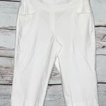 Ruby Rd. Woman NWT Size 20W White Slimming Contour Waistband Pull On Capri Pants Photo 0