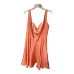 Guess  By Marciano Size M Bustier Front Satin Mini Dress Pastel Peach Cocktail Photo 2