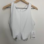 Athleta  Conscious Cut Out Crop D-DD Womens White New XL Photo 11