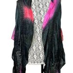 Gen Accessories Gena Accessories dip dyed ruched shawl - Size: OS Photo 2