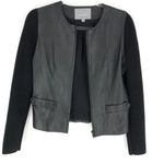 Classiques Entier Leather Wool Jacket Black XS Photo 3