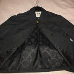 Coach Black jacket with 3/4 sleeves - Size Medium. Photo 18
