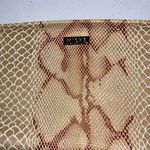 Miche Python Snake Skin Animal Print Shell Brown Photo 3