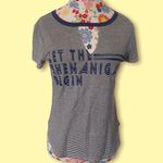 H.I.P. Striped Ringer Text Tee Photo 0