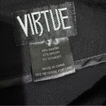 Virtue Women Elegant Black Pencil Stretchy Business Casual Skirt Size 8 Photo 9