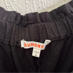 Sundry  Spaghetti Strap Elastic Jumpsuit Jersey Black Sz 2 /medium Photo 3