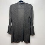 Alfani  Linen Cotton Sage Green Women's Bell Sleeve Open Front Cardigan Sz Medium Photo 5