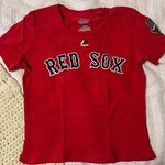 Majestic Red Sox Ortiz Cropped Tee Photo 0
