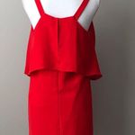 Collective Concepts | Red Ruffle Tiered Dress Photo 3