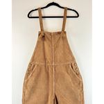 Faherty Women Overall Brown Corduroy Straight Leg Jumpsuit Casual Pinafore Small Photo 5