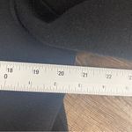 Talbots Blazer Jacket Women 12 Black Open Front 100% Wool Collard 2 Pockets Photo 5